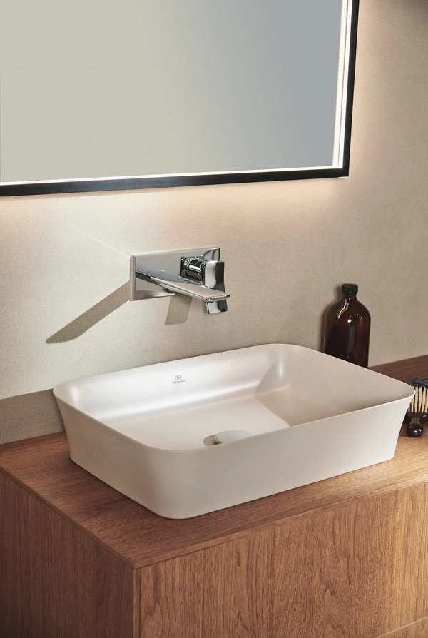 Умывальник на столешнице типа чаши Ideal Standard Atelier Ipalyss без перелива 55x38 cm Белый Матовый — 4