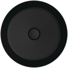 Lavoar pe blat tip bol Ideal Standard Atelier Ipalyss Rotund 40cm fara preaplin Negru Mat E1398V3