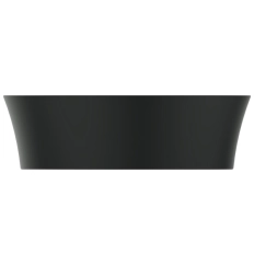 Lavoar pe blat tip bol Ideal Standard Atelier Ipalyss Rotund 40cm fara preaplin Negru Mat E1398V3