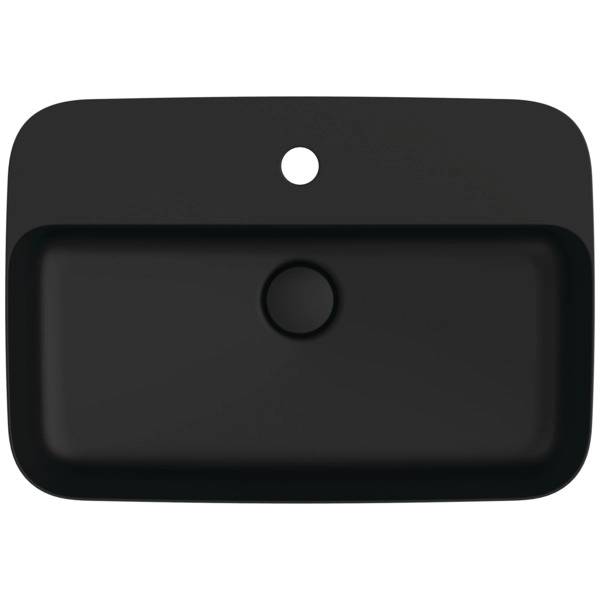 Lavoar pe blat Ideal Standard Atelier Ipalyss pentru 1 baterie 55x38 cm Negru Satinat — vedere 2