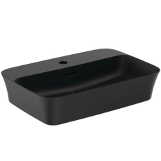 Раковина накладная Ideal Standard Atelier Ipalyss Черный Мат 55x38cm (E2077V3)