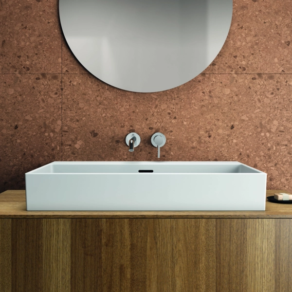 Lavoar pe blat Ideal Standard Atelier Extra 80x45 cm fara orificiu pentru baterie — vedere 5