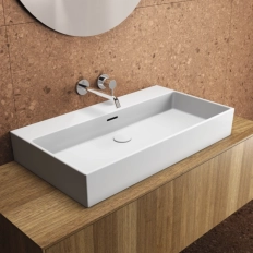 Lavoar pe blat Ideal Standard Atelier Extra  80x45cm fara orificiu pentru baterie (T390101)