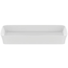 Раковина накладная Ideal Standard Atelier Ipalyss 80x40cm Белый Мат без перелива (E1391V1)