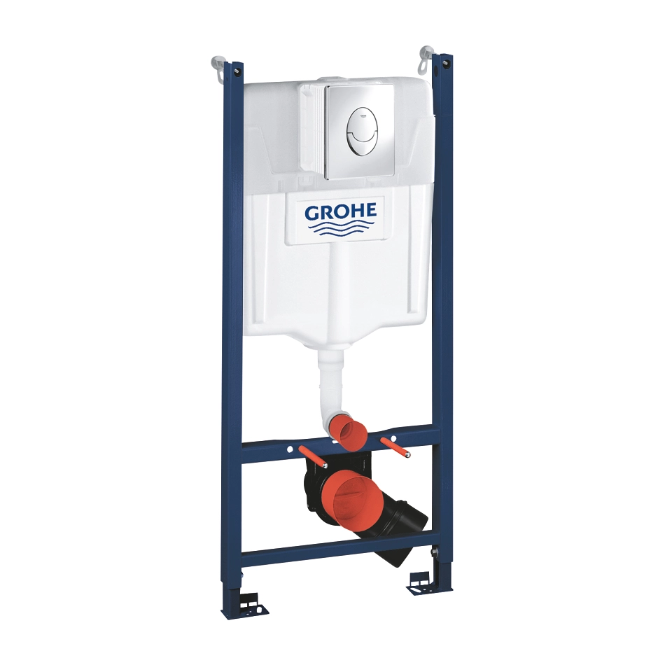 Инсталляция для подвесного унитаза WC Grohe  + круглая клавиша
