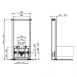 Rama pentru suspendarea Bideu Ideal Standard PROSYS (R016267)