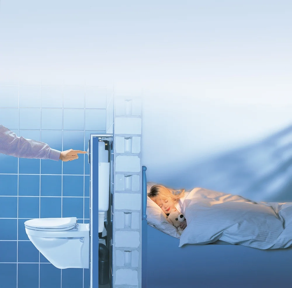 Rama pentru suspendarea WC Grohe + buton oval — 3