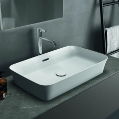 Lavoar pe blat tip bol Ideal Standard Atelier Ipalyss 65x40cm cu preaplin (E188701)