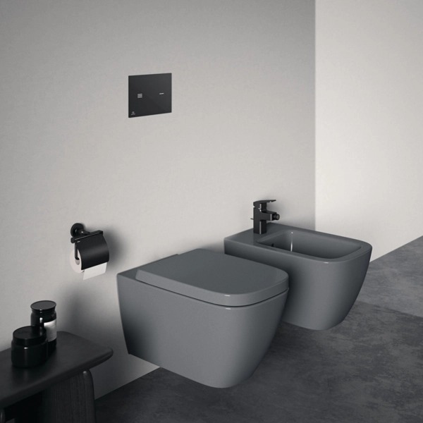 Vas WC suspendat Ideal Standard i.life B RimLS+ Glossy Grey — 4