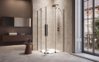 Cabina dus Radaway Furo Black KDD 100x100 h=200