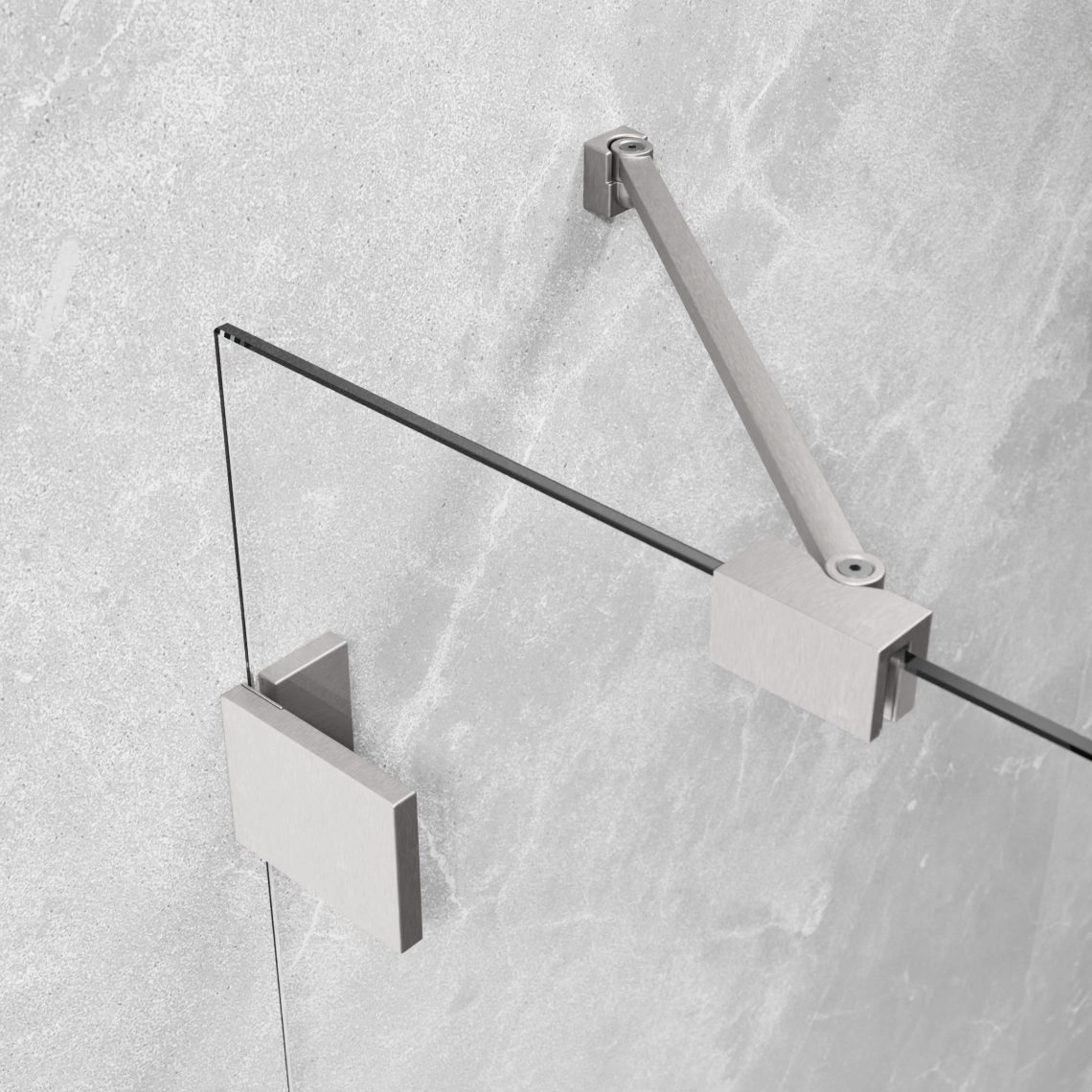 Cabina dus Radaway Essenza Pro Brushed Nickel PDD 90x90 h=200 — vedere 6