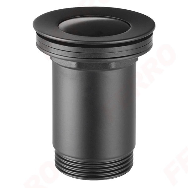 Scurgerea Click-Clack cu preaplin/alama Ferro S283-BL-B 11/4 Black