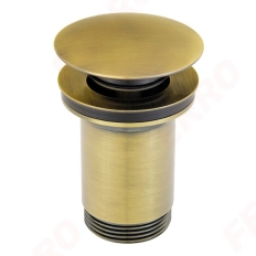 Scurgerea Click-Clack cu preaplin/alama Ferro S285BR 1 1/4 Bronz antichizat