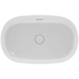 Lavoar pe blat tip bol Ideal Standard Atelier Ipalyss Oval 60x38cm cu preaplin Alb Satinat (E1397V1)