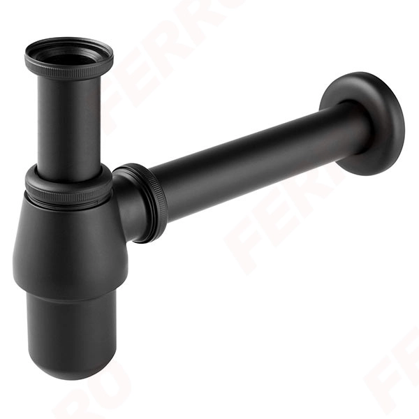 Сифон для умывальника Ferro 11/4 S30-BL Black