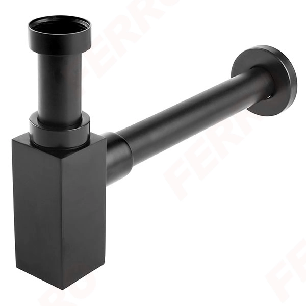 Сифон для умывальника Ferro QUADRO 11/4 S280-BL Black