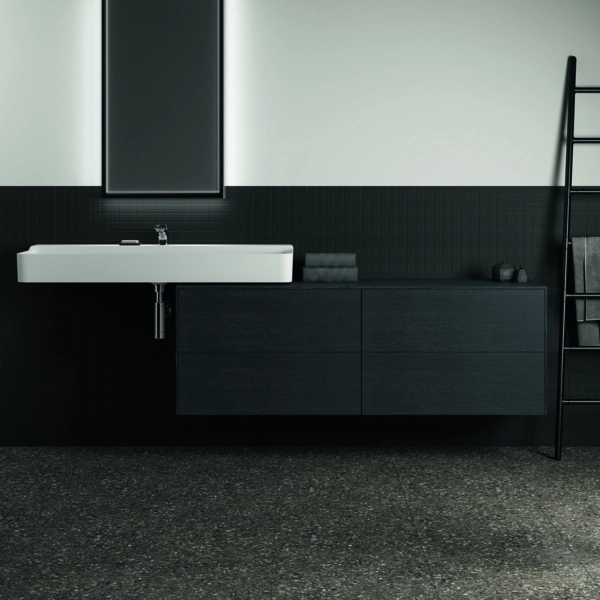 Mobilier pentru lavoar pe blat Ideal Standard Atelier Conca 160cm Stejar Inchis