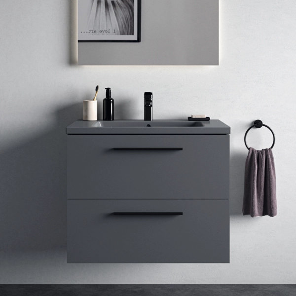 Mobilier de baie Ideal Standard i.life B 80cm Quartz Grey Matt — 3