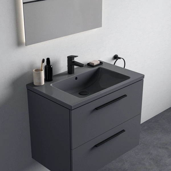 Mobilier de baie Ideal Standard i.life B 80cm Quartz Grey Matt