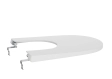 Capac bideu Roca Ona Soft Close Alb Mat A806E12621