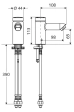 Смеситель для раковины нажимной Schell petit SCM