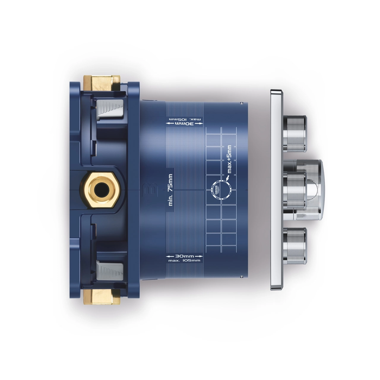 Set instalare baterie duș încastrată Grohe Rapido Smartbox 35600000 — 3