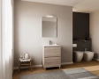 Mobilier de baie Savini Due Lisbona 60/RB+oglinda cu dulap 210/EL+LAMP 906024