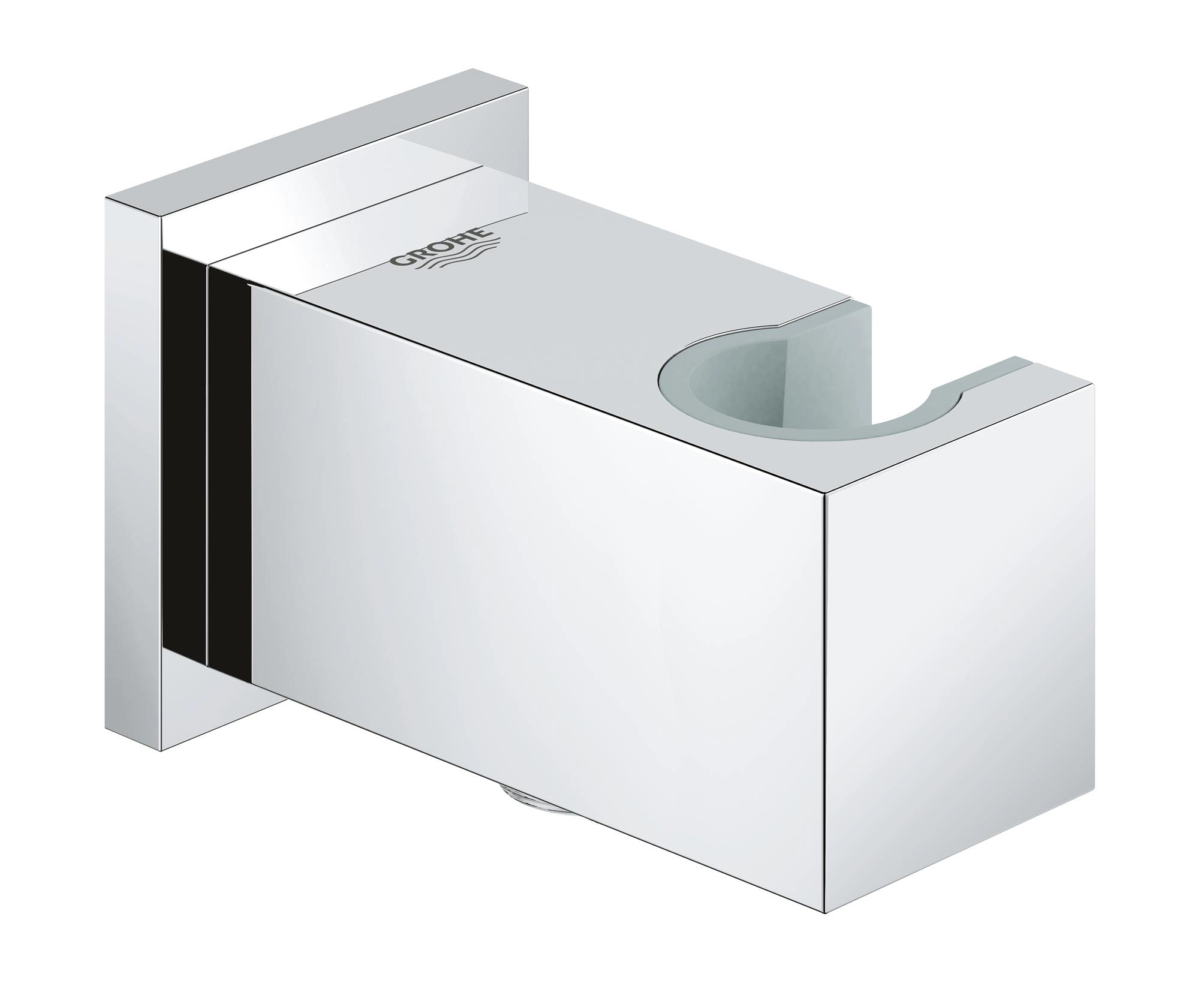 Cot racord de perete 1/2 cu suport para Grohe Euphoria Cube Chrome