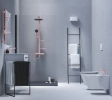Beauty Bar Ideal Standard S ALU+ Розовый (Зеркало 200mm+Полка+Стакан+держатель полотенец) BD589RO