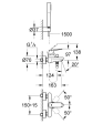Baterie cada Grohe Eurosmart Cosmo 32832000 cu accesorii
