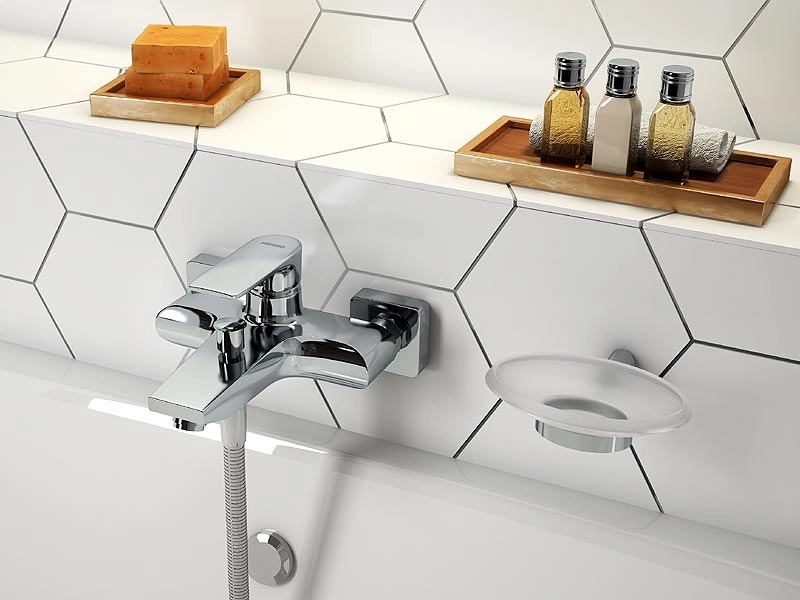 Смеситель для ванны Ferro Square BAQ1