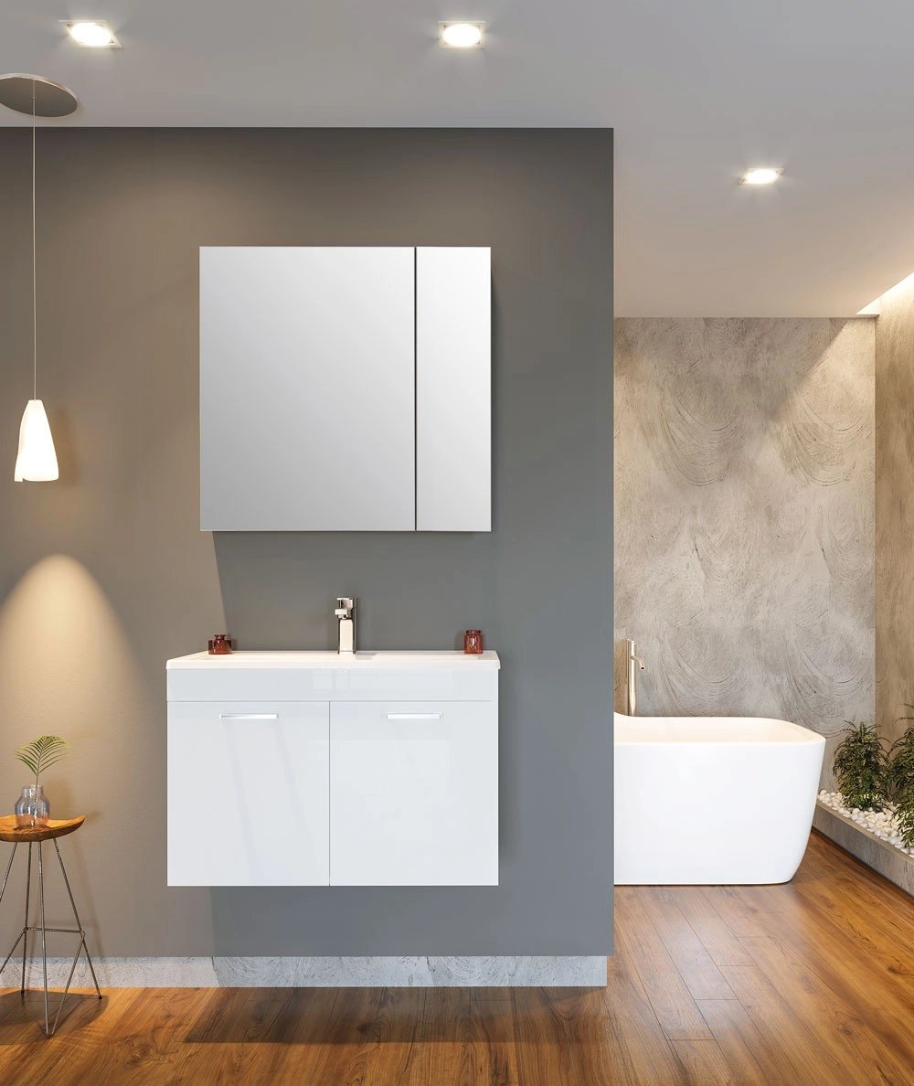 Зеркало ORKA Bafa 85 White