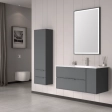 Шкаф-пенал Orka Solid 138x40x32 Anthracite matt