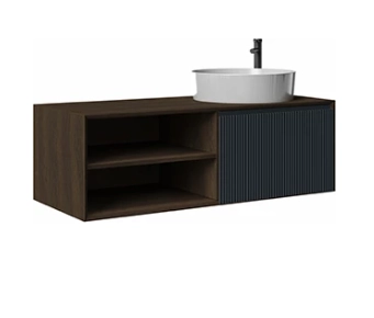 Mobilier de baie ORKA Boxes 120 Smoked Mese — 2