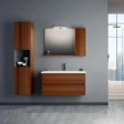 Dulap penal ORKA Duden 168x40x30 Odeon Red Walnut