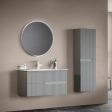 Умывальник с тумбой ORKA Moonlight 90 Grey (050400)