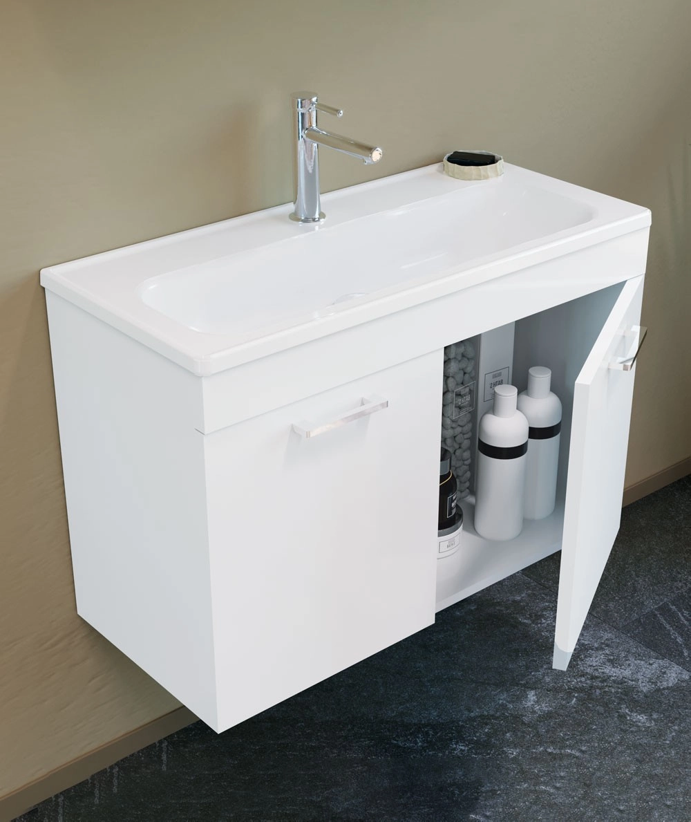 Умывальник с тумбой ORKA Bafa 81 White — 2