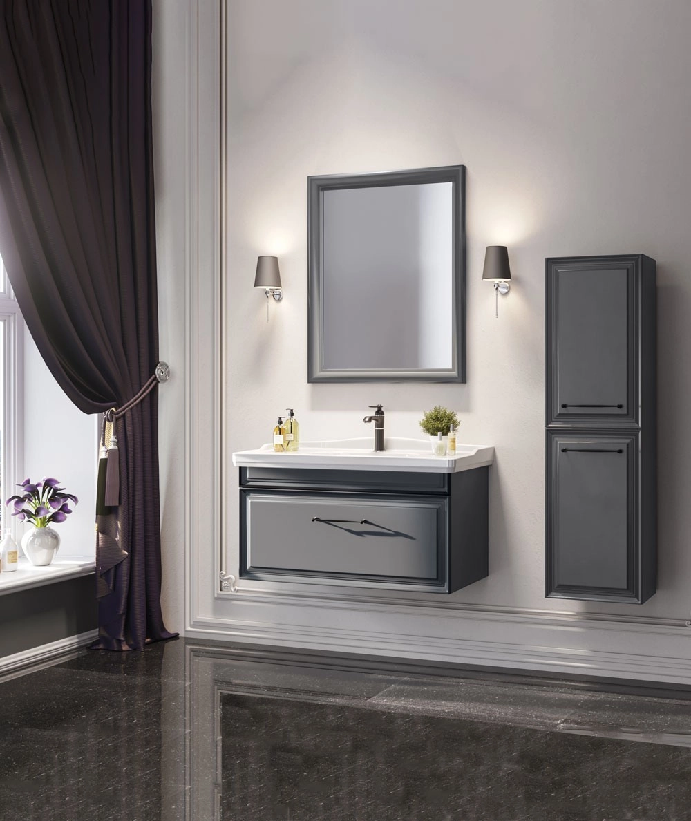 Dulap penal ORKA Design 138x40x27 Anthracite