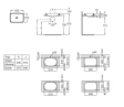 Lavoar in blat ROCA Inspira Square 550x370 Alb A327534000