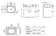 Lavoar pe blat ROCA Beyond 585x455 Alb A3270B8000