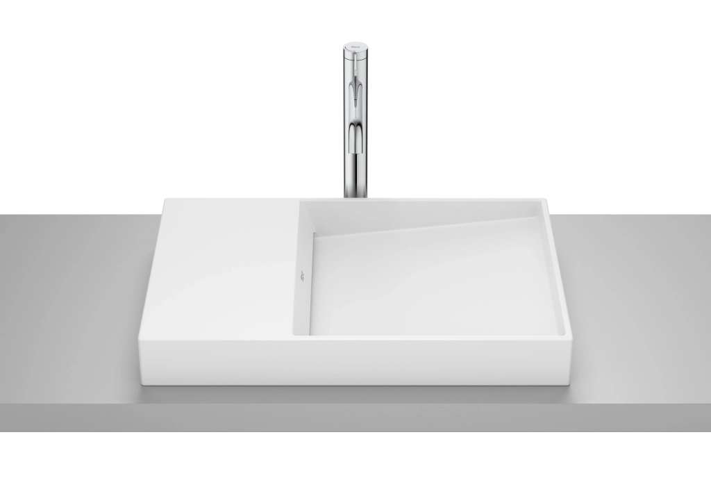 Lavoar pe blat Roca Horizon Dash 600x380 Alb Mat A32727962B