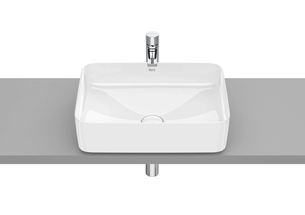 Lavoar pe blat ROCA Inspira Square 500x370 Alb A327530000