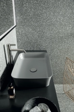 Lavoar pe blat tip bol Ideal Standard Atelier Ipalyss 55x38cm fara preaplin Gri Ardezie (E2076V5)