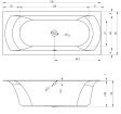 Cada acril Riho Linares 180x80 B142001005