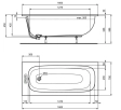 Ванна акриловая Ideal Standard i.life 160x70 T475801
