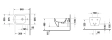 Bideu suspendat Duravit Happy D.2 Anthracite Matt 2258151300
