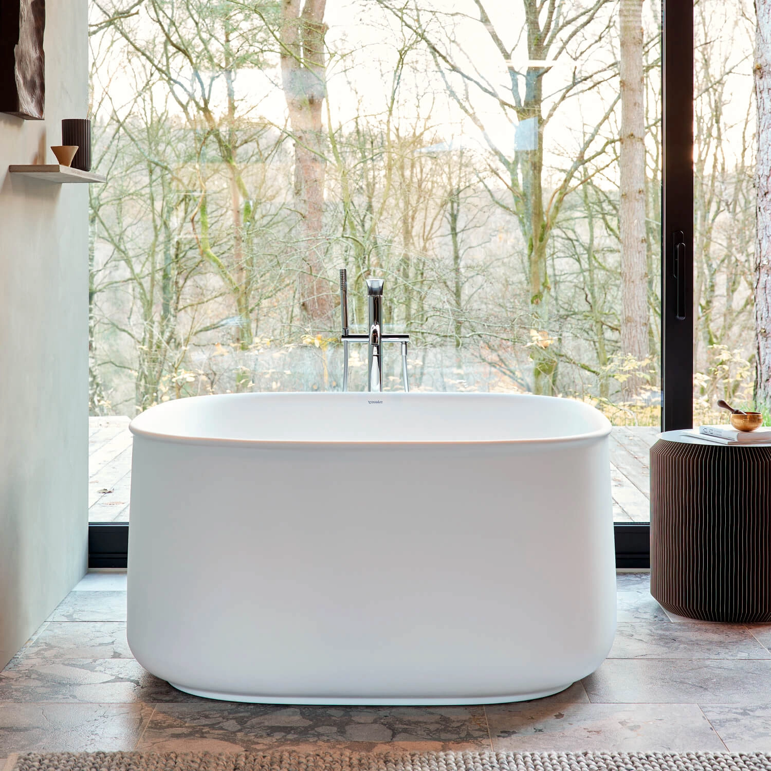 Cada Freestanding Duravit Zencha 125 x 125