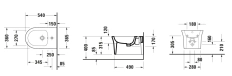 Биде подвесное Duravit White Tulip 2293150000