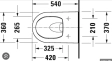 Set vas WC suspendat Duravit Soleil by Stark cu capac Soft-Close