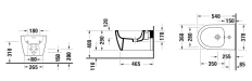 Биде подвесное Duravit Soliel by Stark 2722150000